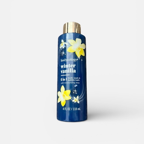 Bodycology Other - Bodycology Winter Vanilla 2-in-1 Body Wash & Bubble Bath - Blue